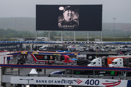 Somber mood surrounds Coca-Cola 600 as drivers prepare to race three days after Kyle Busch’s death