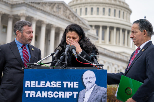 Kashoggi’s widow and Democrats demand release of a call transcript with Trump and Saudi crown prince
