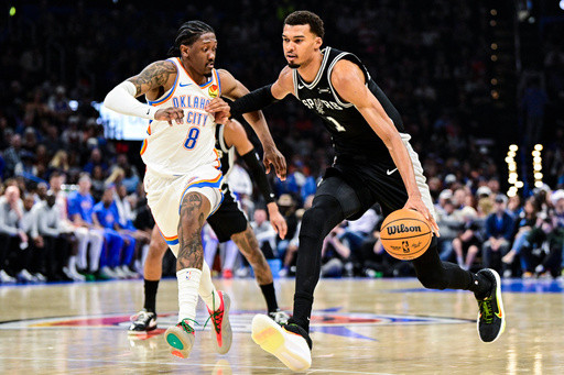 Wembanyama’s Spurs emerge as threat to defending champion Thunder after three wins over OKC