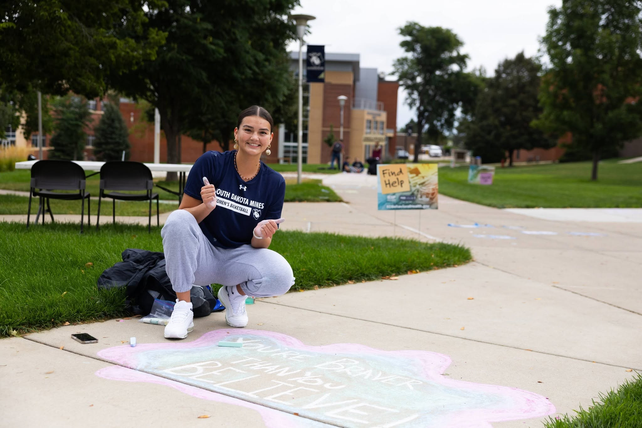 Chalk the Walk spreads messages of hope