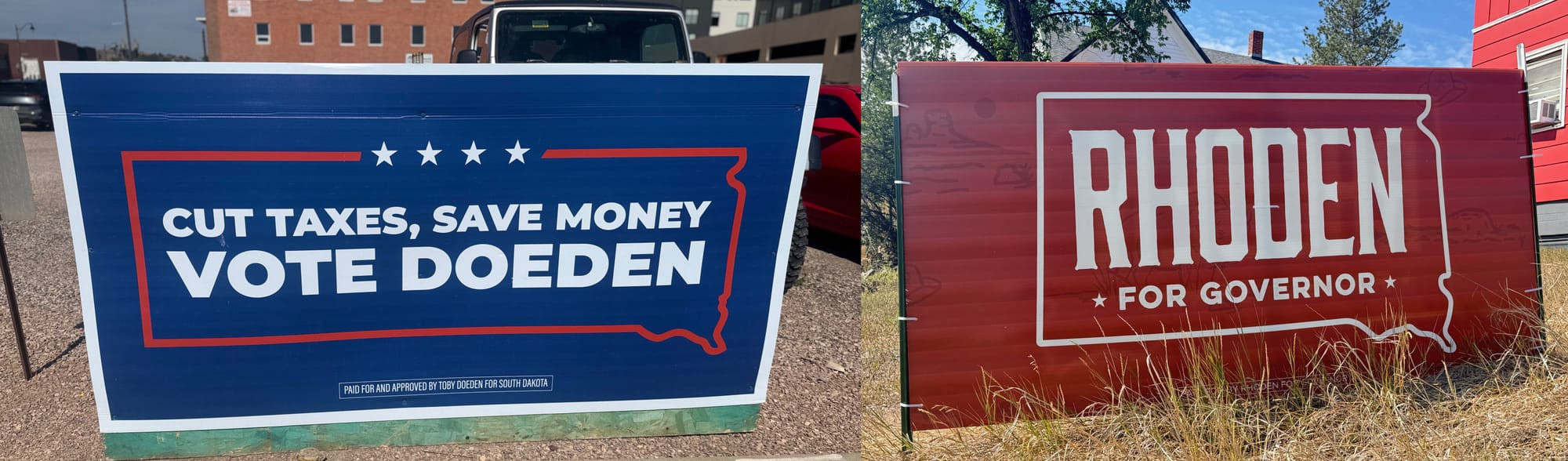 South Dakota Republican governor runoff results
