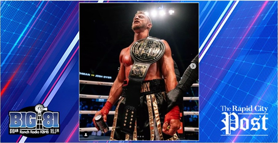 South Dakota boxer brings home world title belt