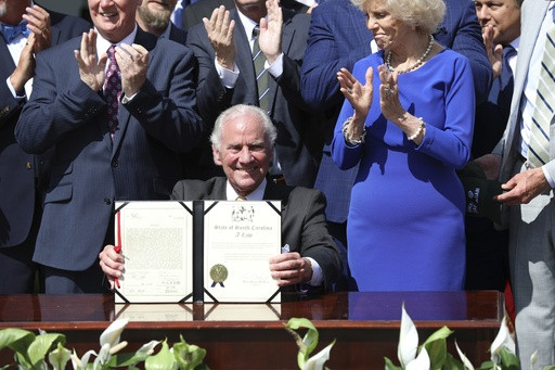 Under a hot summer sun, South Carolina’s governor says energy law will keep air conditioners humming