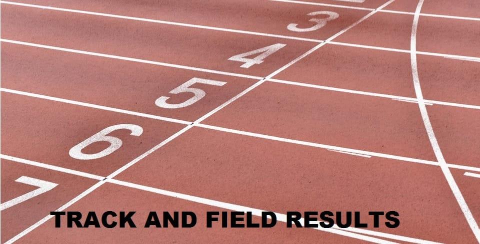 Results from the Rapid City Central Junior Varsity track and field meet