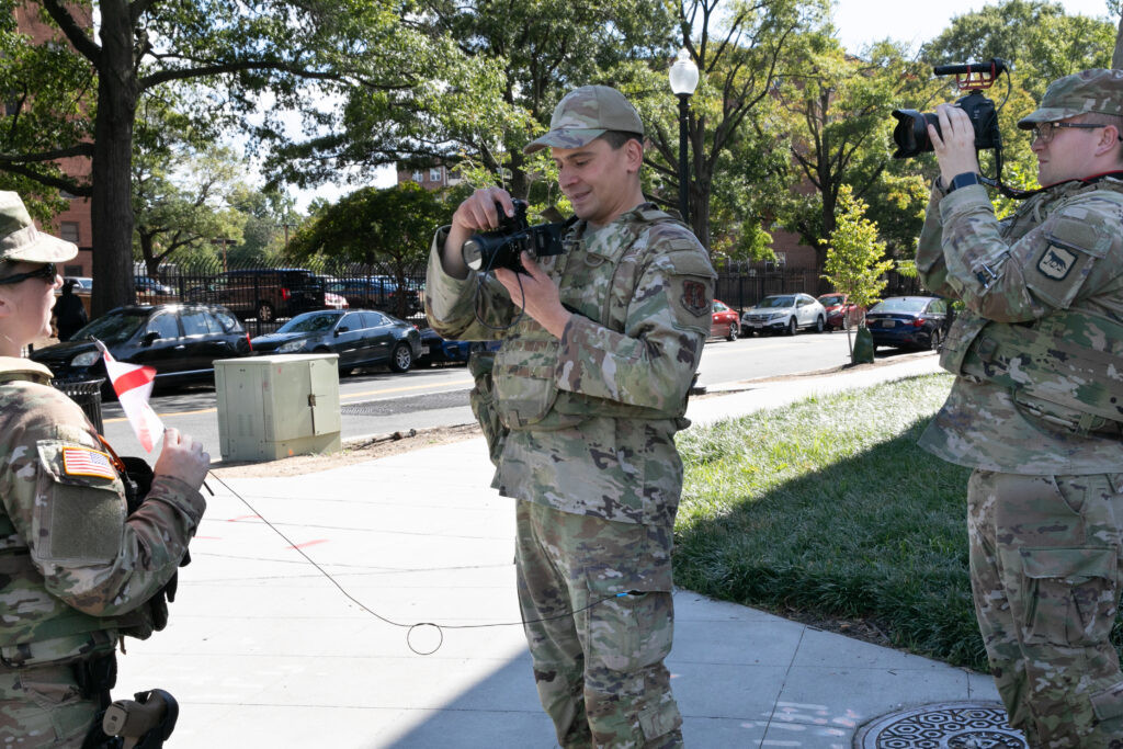 With Guard call-up, governor enhances Trump’s vanity project