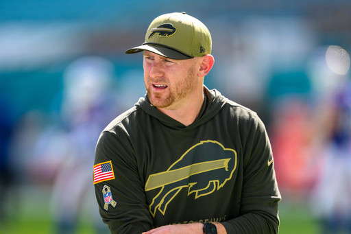 Bills promote offensive coordinator Joe Brady to take over as head coach, AP sources say