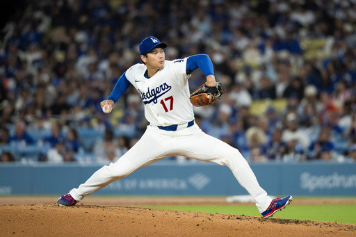 Shohei Ohtani’s quest for Cy Young Award begins with 6 shutout innings as Dodgers beat Guardians