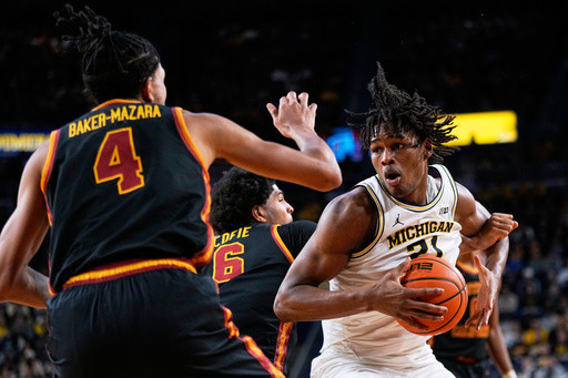 Morez Johnson Jr. scores career-high 29 points in No. 2 Michigan’s 96-66 win over No. 24 USC