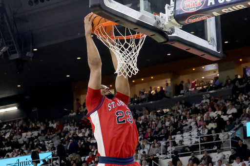 Fight breaks out between No. 17 St. John’s and Providence and six players are ejected