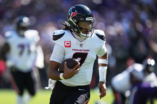 Former college teammates Stroud and Smith-Njigba meet for 1st time in NFL when Texans visit Seahawks