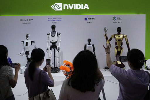 Nvidia’s AI chip sales surged again in latest quarter, but worries about a tech bubble persist