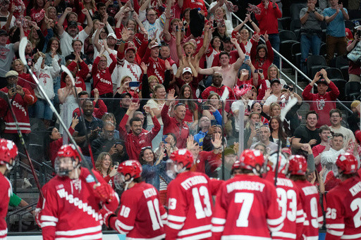 Conference bragging rights on the line as Wisconsin faces Denver for the NCAA hockey title