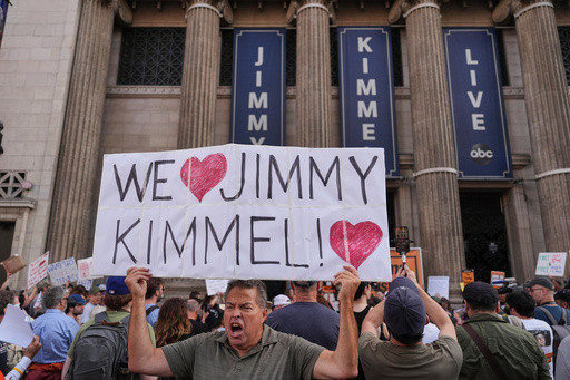 Trump steps up attacks on ABC and Jimmy Kimmel, says network should ‘get the bum off the air’