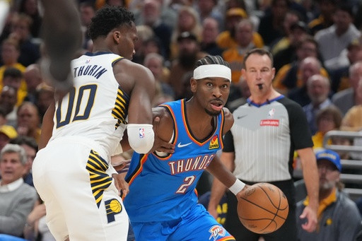Shai Gilgeous-Alexander scores career-high 55 to lead Thunder past Pacers 141-135 in 2 OTs