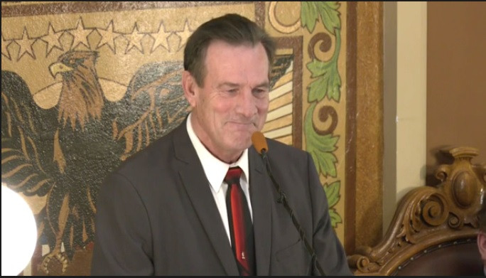 Rhoden addresses Legislature; says Lt. Gov pick coming Wednesday