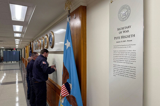 Renaming the Department of Defense the ‘Department of War’ could cost up to $125 million