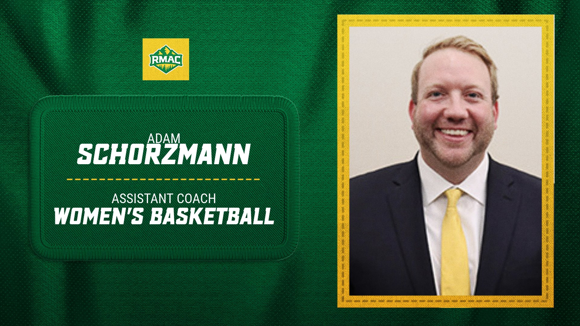 Adam Schorzmann named Women’s Basketball Assistant Coach