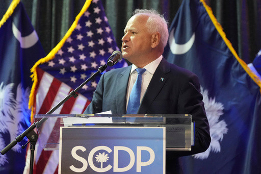 Minnesota Gov. Tim Walz’s next move: Energizing Democrats in South Carolina and California