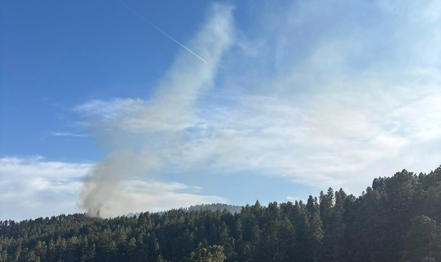 Wildfire being fought in Custer State Park
