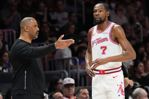 Kevin Durant says a wide-open NBA playoff race is fun. It’s hard to argue with that