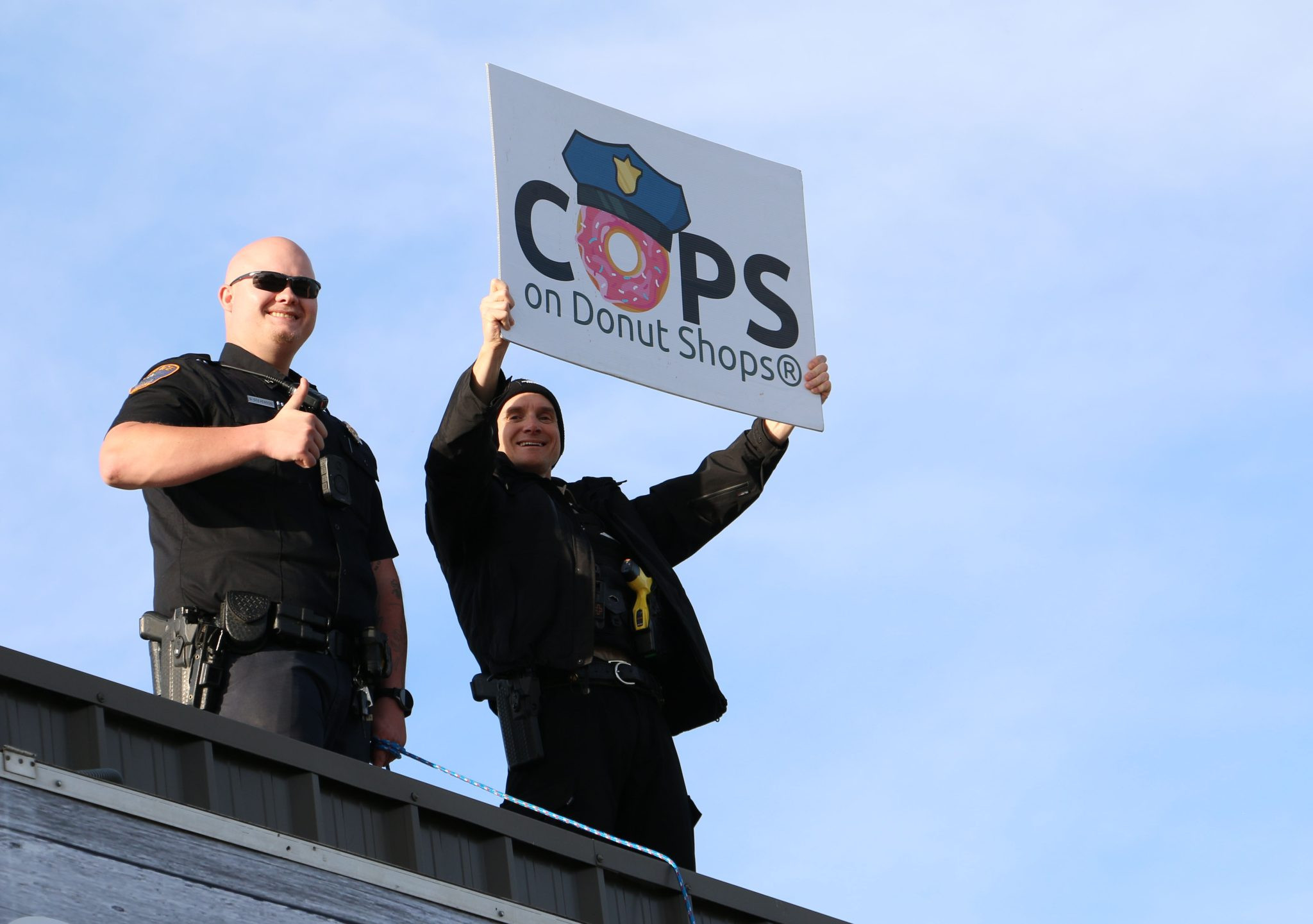 Cops on a Donut Shop continues a long history of supporting local athletes
