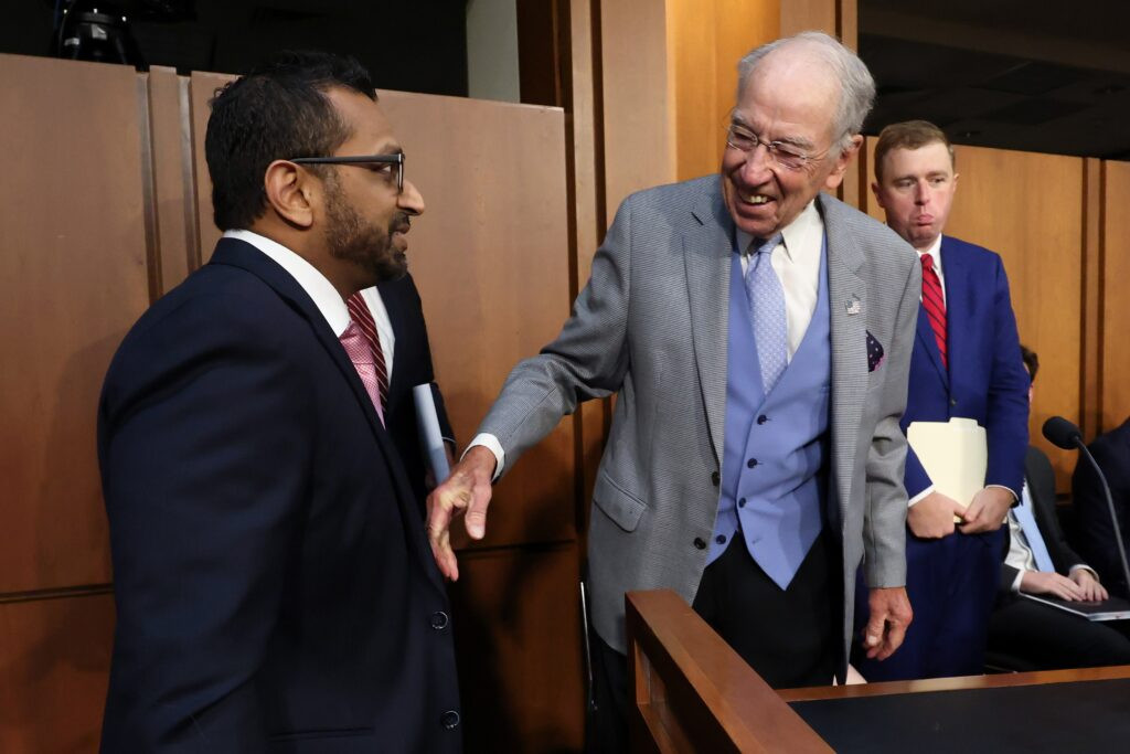 FBI’s Patel dodges questions on election interference at rambunctious US Senate hearing