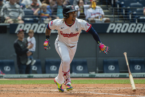 José Ramírez homers, Gavin Williams allows only 1 hit in 6 2/3 innings as Guardians beat Angels 4-2