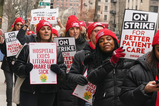 NYC nurses on strike set to resume negotiations with hospitals on 4th day of walkout