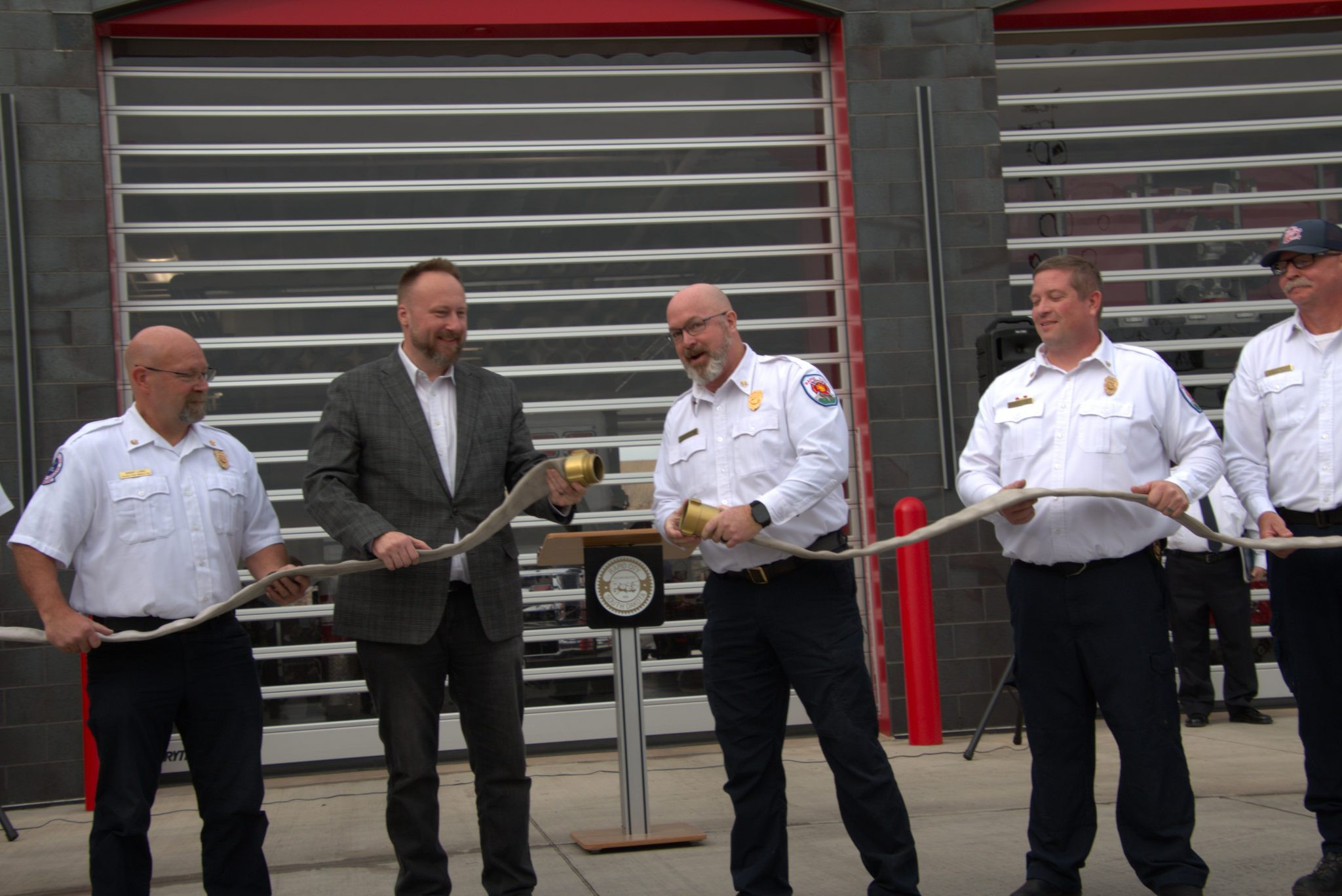 Fire Department Commemorates Renovation Of Station One