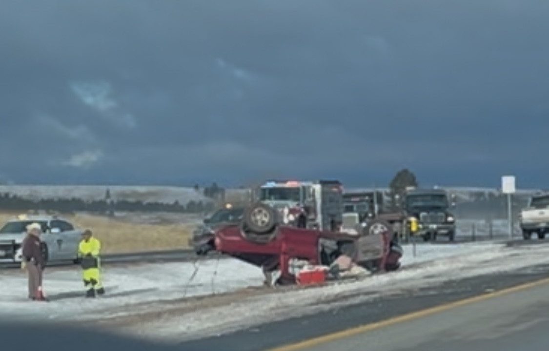 I-90 crash at Mile Marker 36 injures two people Tuesday morning