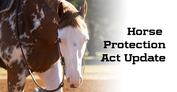 Horse Protection Act final rule delayed to February 1, 2026, comment period announced