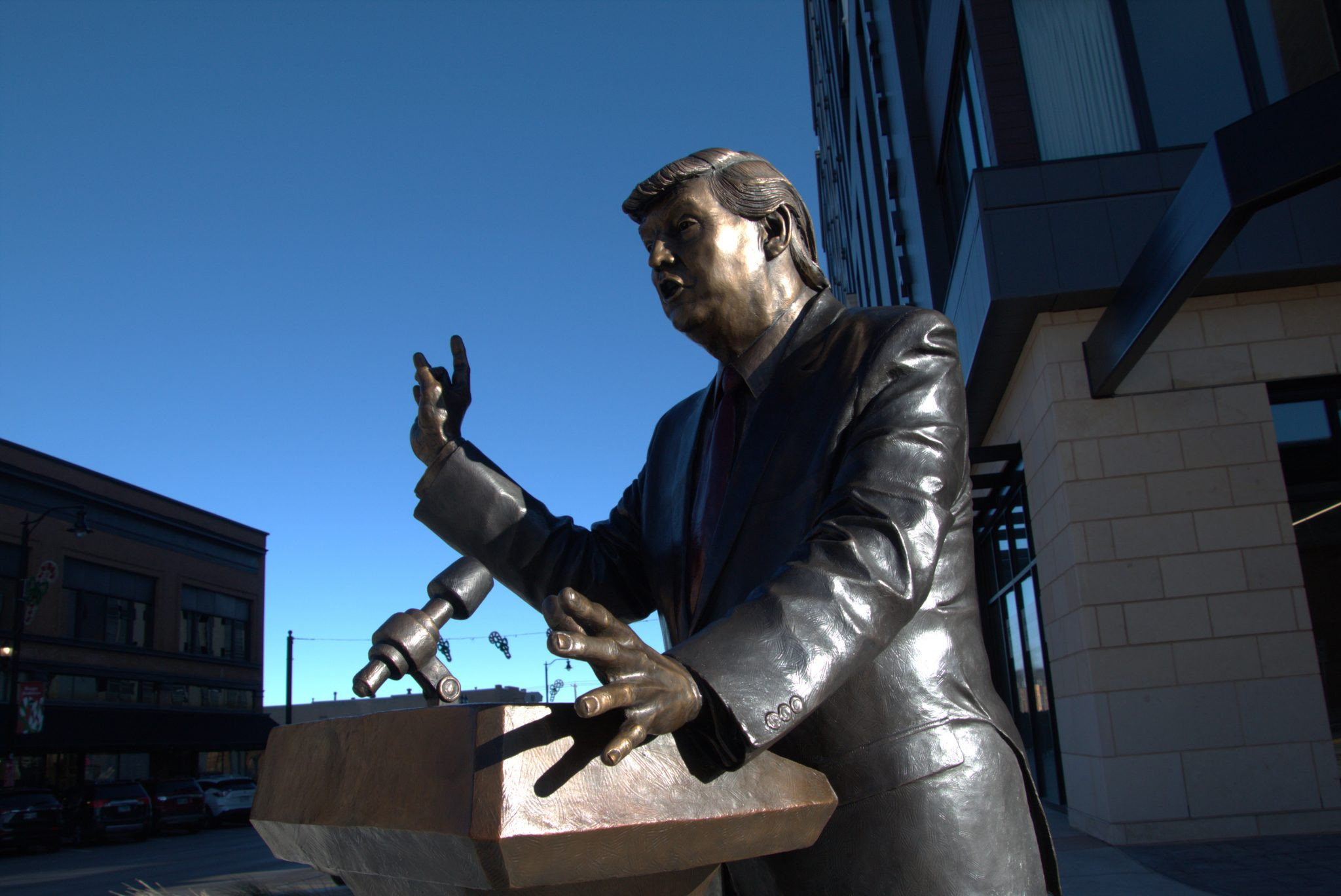 Donald Trump Statue Permanently Installed, Becomes First Incumbent To Join “City Of Presidents”