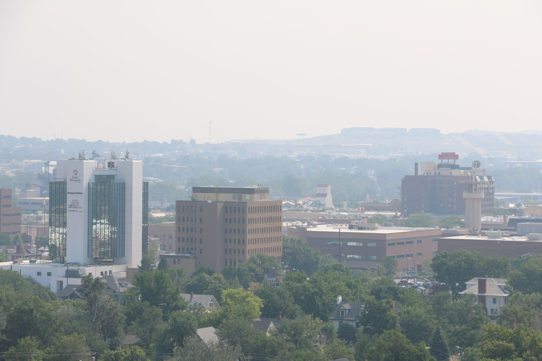 Western fires bring smoke-filled skies to area