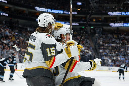 Mitch Marner scores twice to help Golden Knights eliminate Mammoth with Game 6 win