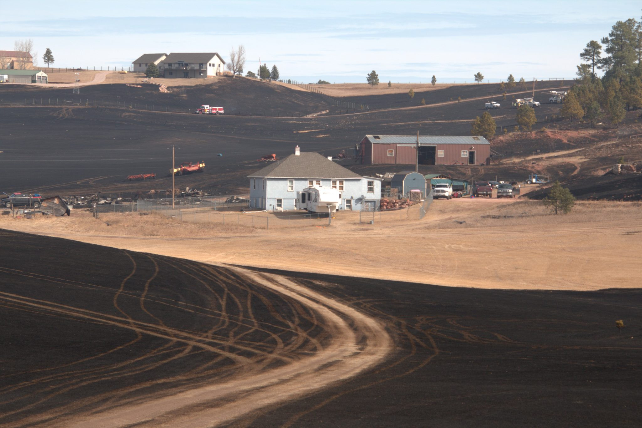 Crews Corral Coyote Flats Fire, Hope To Make Headway On Narrowing Perimeter In Coming Days