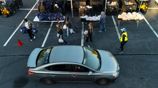 Uncertainty over federal food aid deepens as the shutdown fight reaches a crisis point