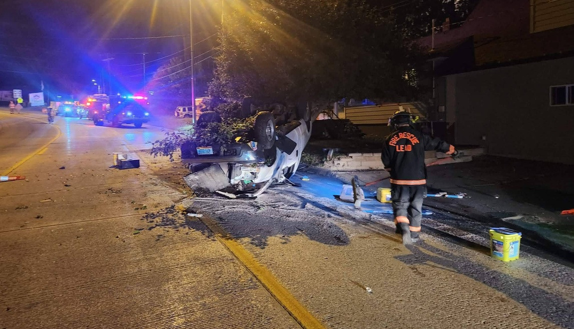 Driver suffers life-threatening injuries in Friday crash