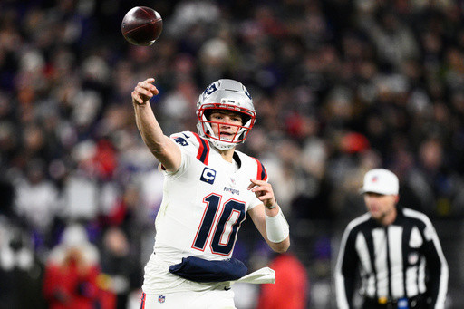 Drake Maye leads the Patriots to a 28-24 win over the Ravens that clinches a playoff spot