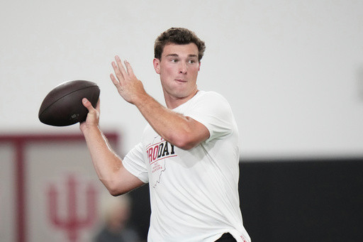 Heisman winner Fernando Mendoza puts on impressive show at Indiana’s biggest pro day