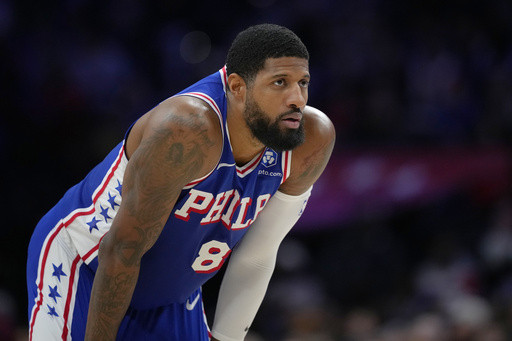 76ers’ Paul George apologizes for flunking drug test, ready to return for late-season playoff push