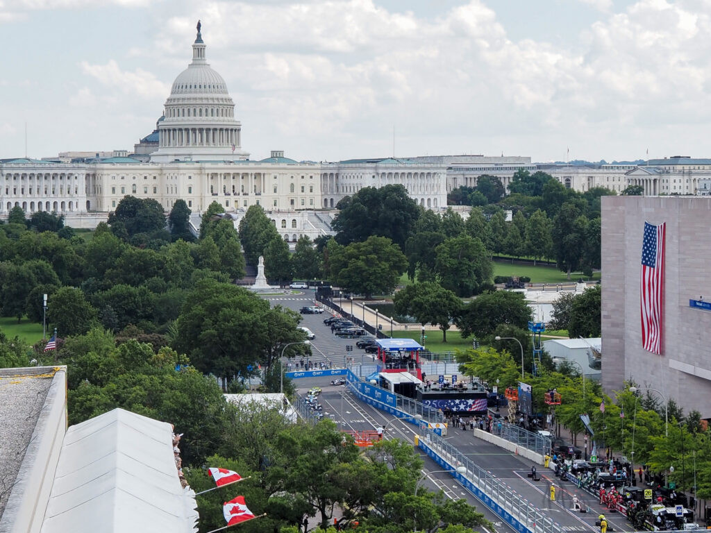 Race cars speed through D.C. in finale of Trump-backed Freedom 250 series