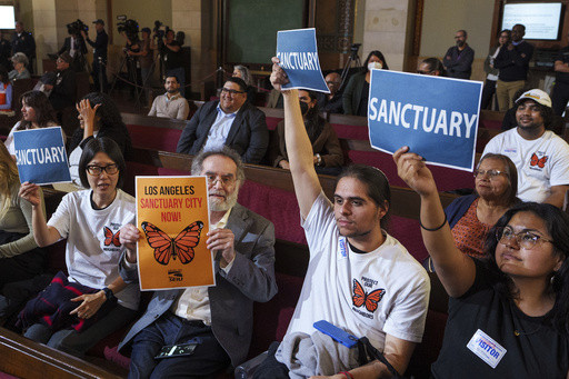 US communities spanning from red to blue blast Trump administration’s sanctuary list