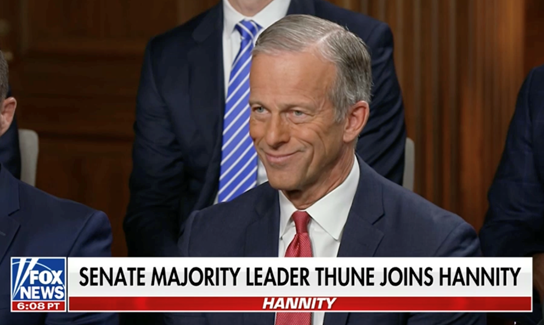 VIDEO: Thune Joins Sean Hannity on Fox News
