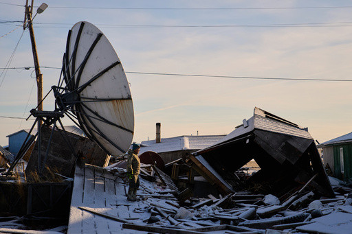 Crews are working to fix Alaska Native villages devastated by flooding. But will residents return?