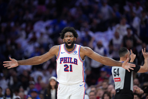 Joel Embiid returns from sore ankle and hip, but he’s not enough for Sixers as Knicks go up 3-0