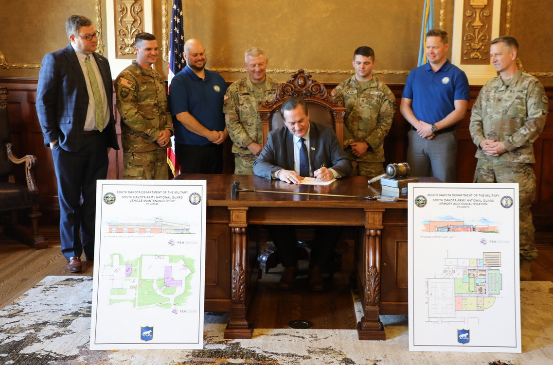 Gov. Rhoden Signs Bill to Strengthen South Dakota National Guard at Sturgis