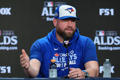 Hat trick: The Blue Jays think their 1992 World Series-style caps are a lucky charm