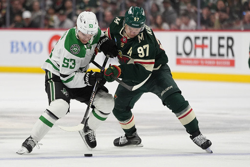 Stars and Wild go to OT tied at 3 in Game 3 after Duchene’s power-play goal midway through 3rd
