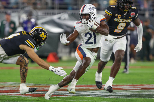 No. 20 Virginia notches first 11-win season by beating 25th-ranked Missouri in the Gator Bowl
