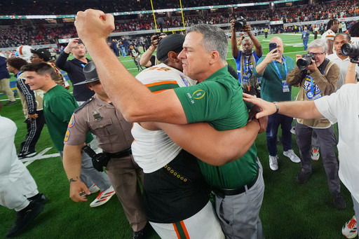 Miami coach Mario Cristobal dismisses hype around his team as he prepares for Fiesta Bowl